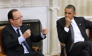 Francois-Hollande-et-Barack-Obama-au G8 - AP Photo Pablo Martinez Monsivais