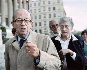 Raymond et Lucie Aubrac en 1987 - photo AFP