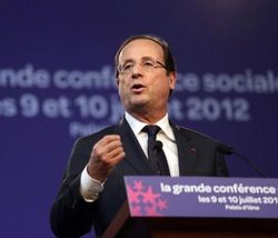 Hollande - conférence sociale
